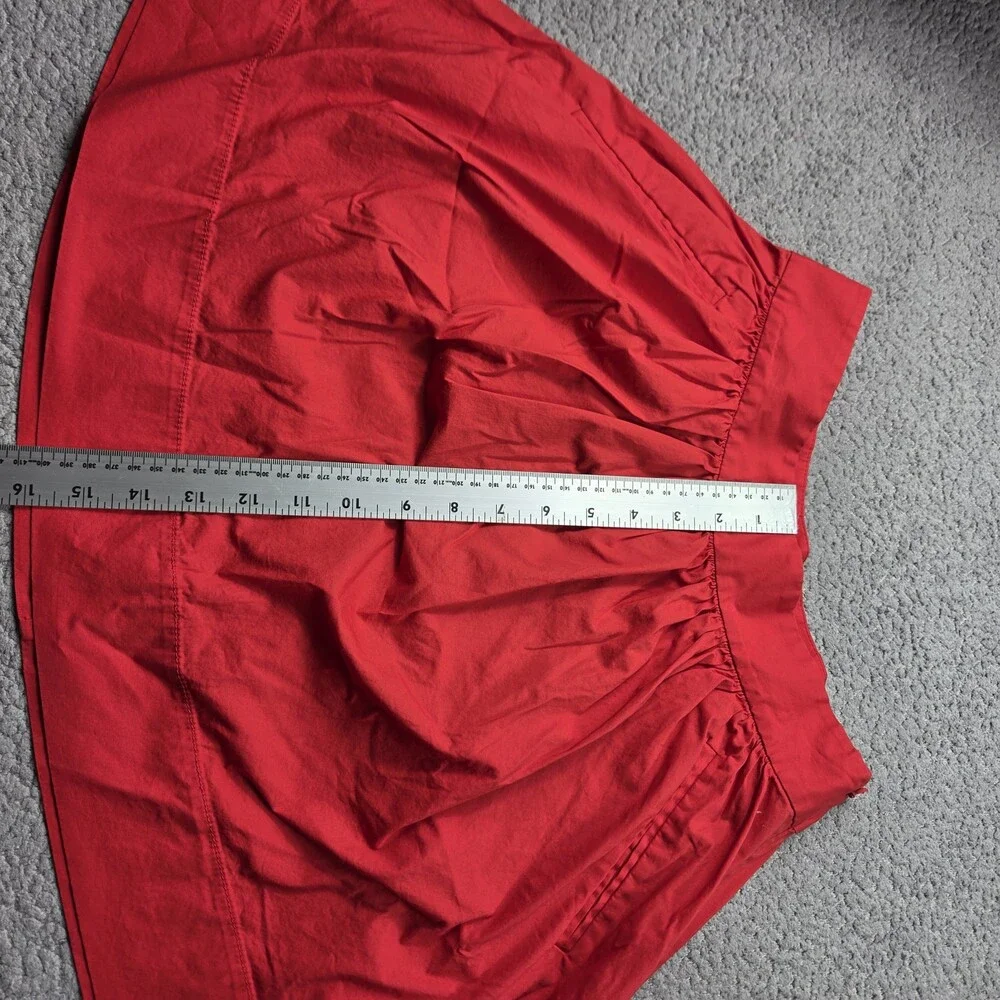Banana Republic Mini Skirt w Pockets 0 Petite Red